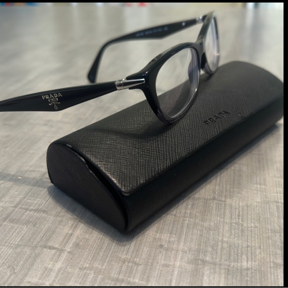 GUC Prada Eyewear Frames PR 15-VP in Black/Gray (with Rx lens) - Picture 2 of 5